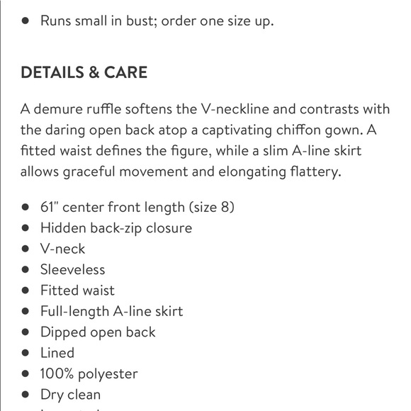 MONIQUE LHUILLIER BRIDESMAIDS Keira Backless Gown - Picture 7 of 12